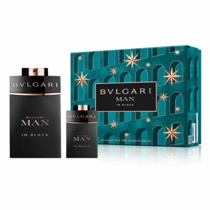 Bvlgari Man In Black (M) Set Edp 100Ml + Edp 15Ml (New Pack)
