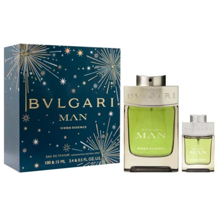 Bvlgari Man Wood Essence (M) Set Edp 100Ml + Edp 15Ml (Soft Box) (New Pack)