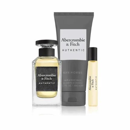 Abercrombie & Fitch Authentic - Men - Set Eau De Toilette 100Ml+ Eau De Toilette 15Ml+ Hair & Bw 200Ml